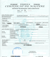 Новое свидетельство<br> о рождении